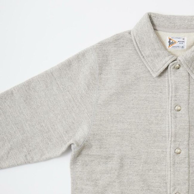 Felco Japan Classic Fit Coach Jacket - Twisted Grey