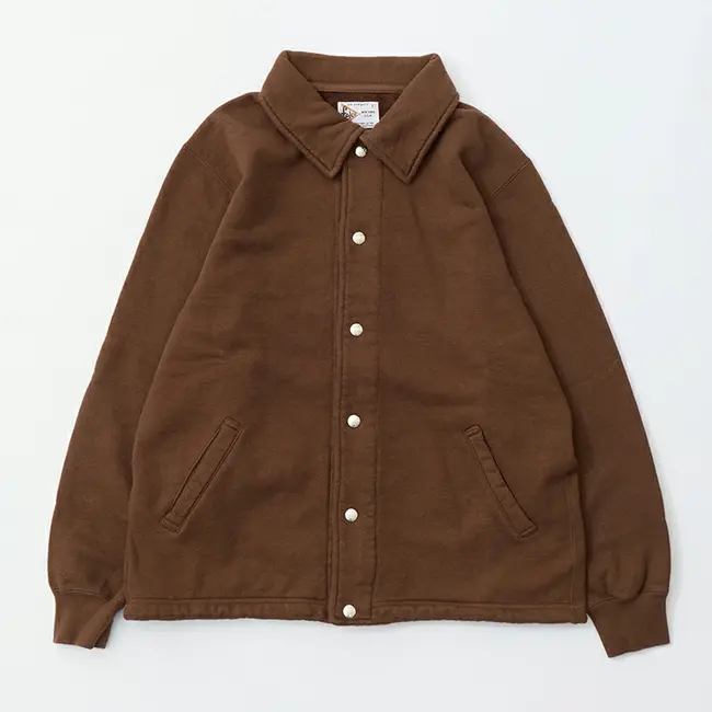 Felco Japan Classic Fit Coach Jacket - Coffee Brown