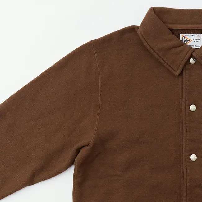 Felco Japan Classic Fit Coach Jacket - Coffee Brown