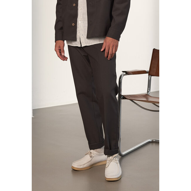 About Companions Jostha Trousers - Tencel Graphite Brown