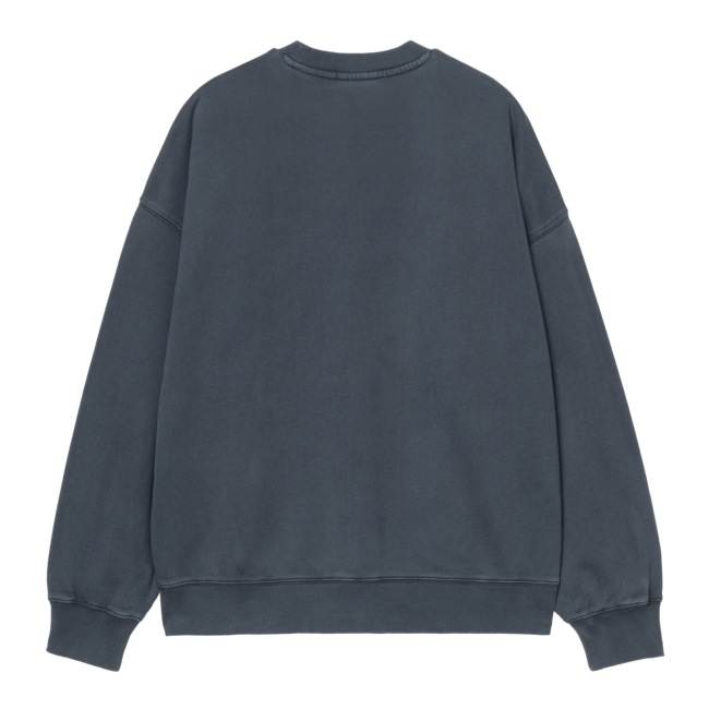 Carhartt WIP Benton Sweat - Carbon garment dyed