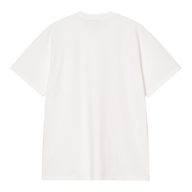 Carhartt WIP S/S Pond Corps Pocket T-Shirt - White heavy stone wash