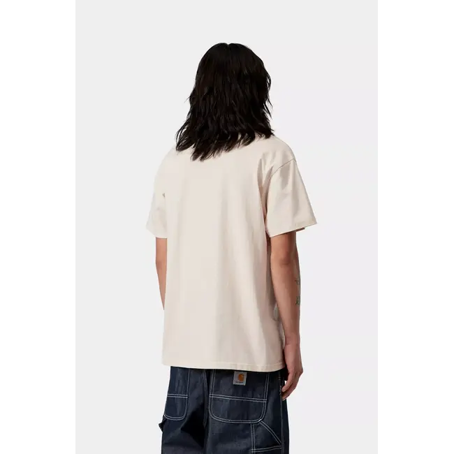 Carhartt WIP S/S American Script T-Shirt - Natural