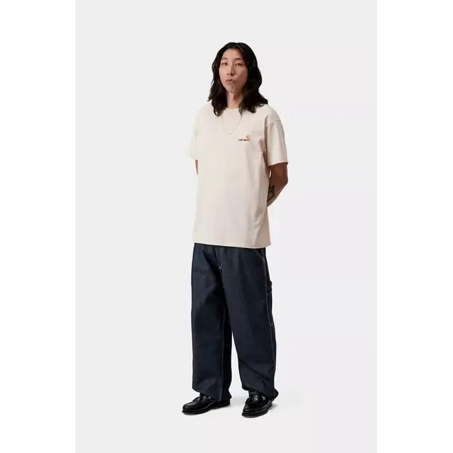 Carhartt WIP S/S American Script T-Shirt - Natural