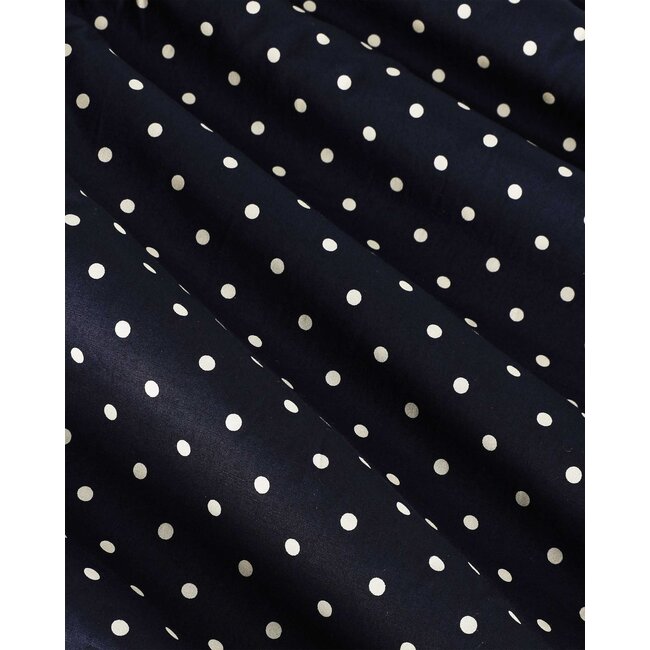 Howlin' Magic Woven Scarf - Japanese Polka Dots - Navy