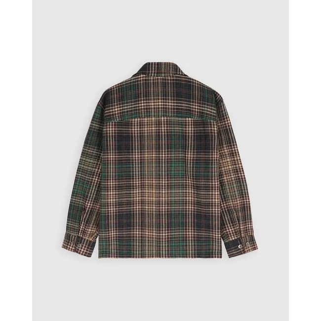 Howlin' Boxy Freedom Shirt - Japanese Twill Check - Brown