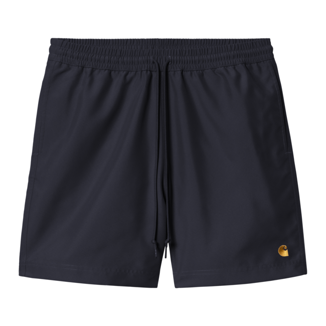 Carhartt WIP Chase Swim Trunks - Dark Navy / Gold