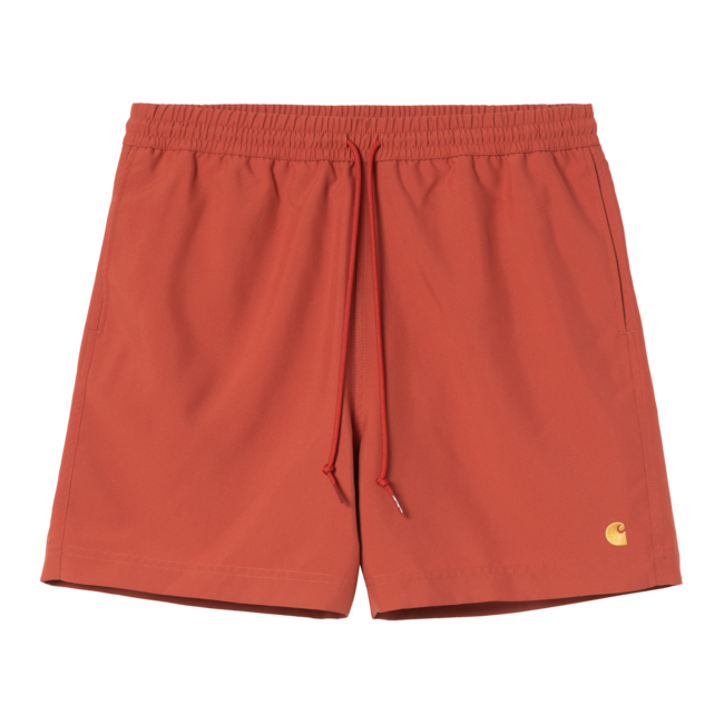 Carhartt WIP Chase Swim Trunks - Trunks Oxide Red / Gold
