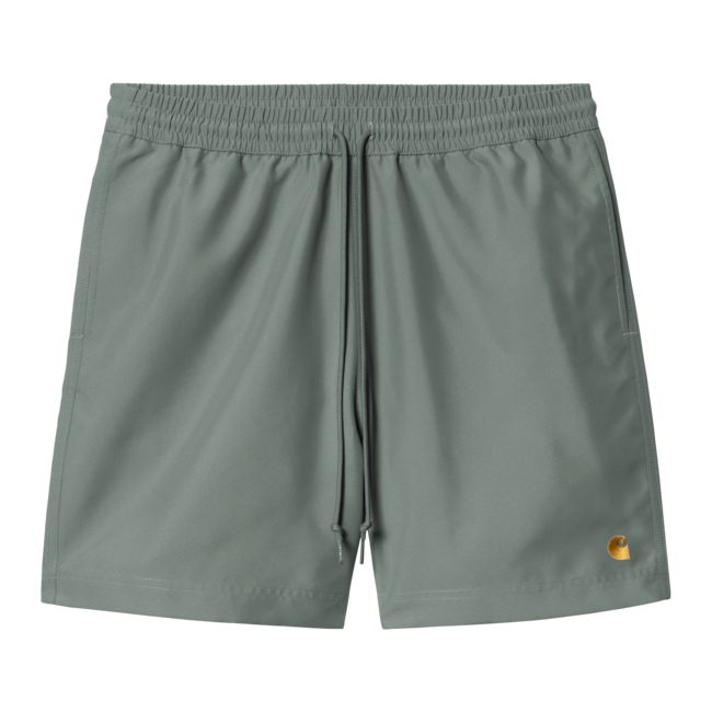 Carhartt WIP Chase Swim Trunks - Velvet Green / Gold