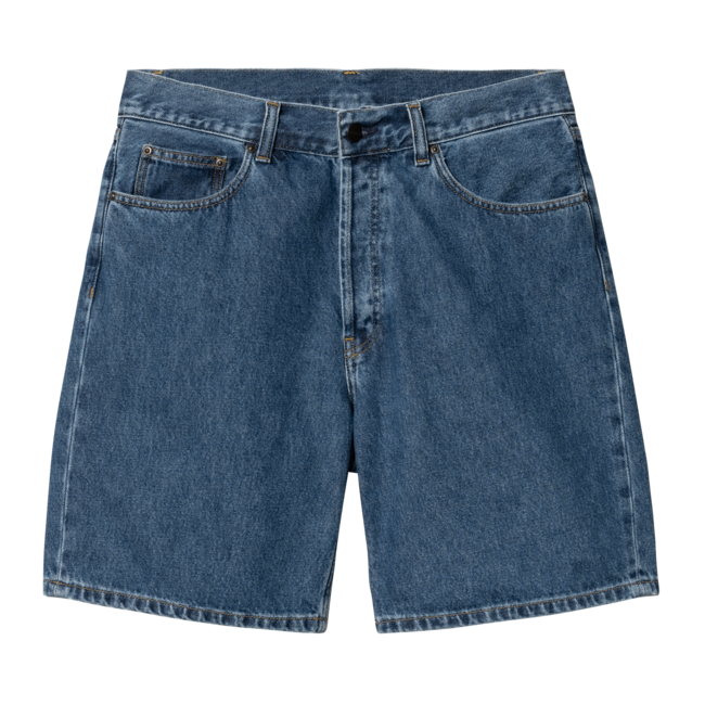 Carhartt WIP Nolan Short - Blue Heavy Stone Wash