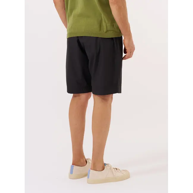 Universal Works Pleated Track Short - Black