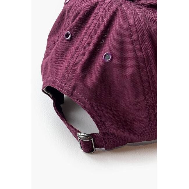 Norse Projects Light Canvas Felt N 8 Panel Cap - Mahogany