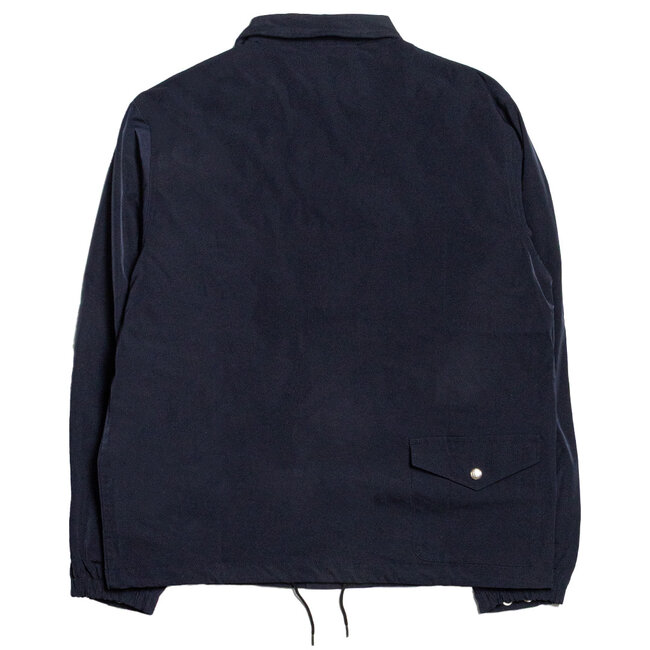 Felco Japan Nylon Coach Jacket - Navy Silver Button