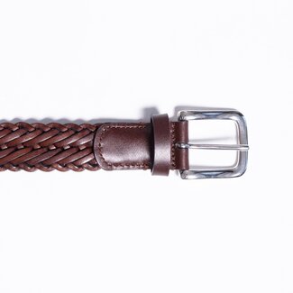 Anderson's Narrow Woven Leather Casual Belt