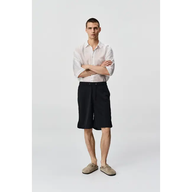 Adnym Atelier Jordy Shorts - Black Mesh