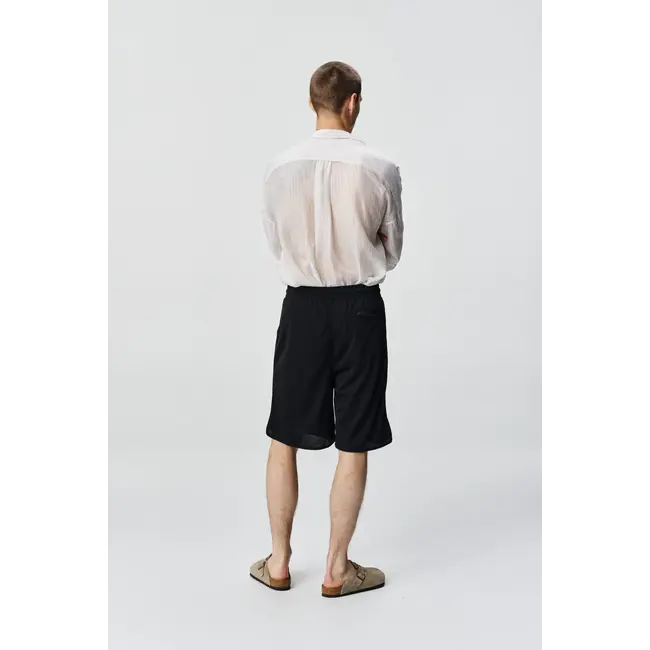 Adnym Atelier Jordy Shorts - Black Mesh