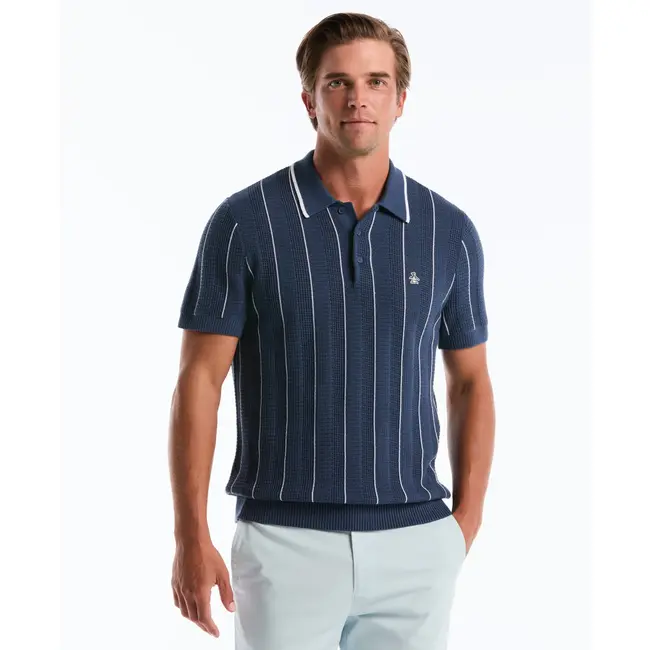 Original Penguin Mesh Polo - Sargasso Sea