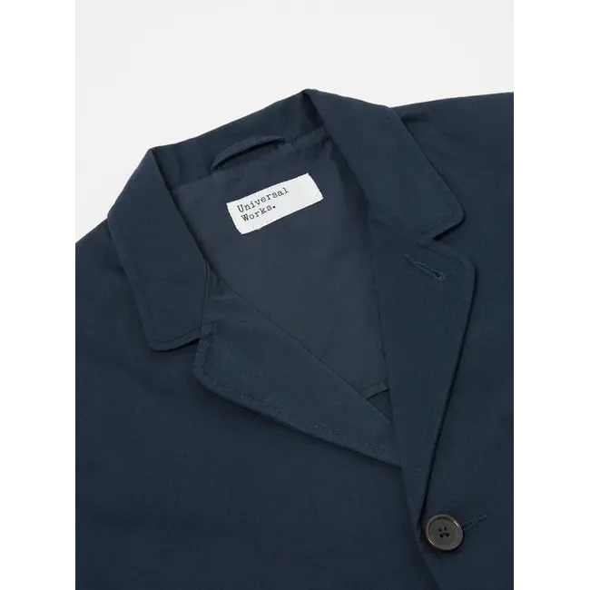 Universal Works Three Button Jacket Twill - Navy