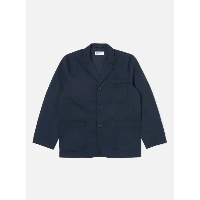 Universal Works Three Button Jacket Twill - Navy