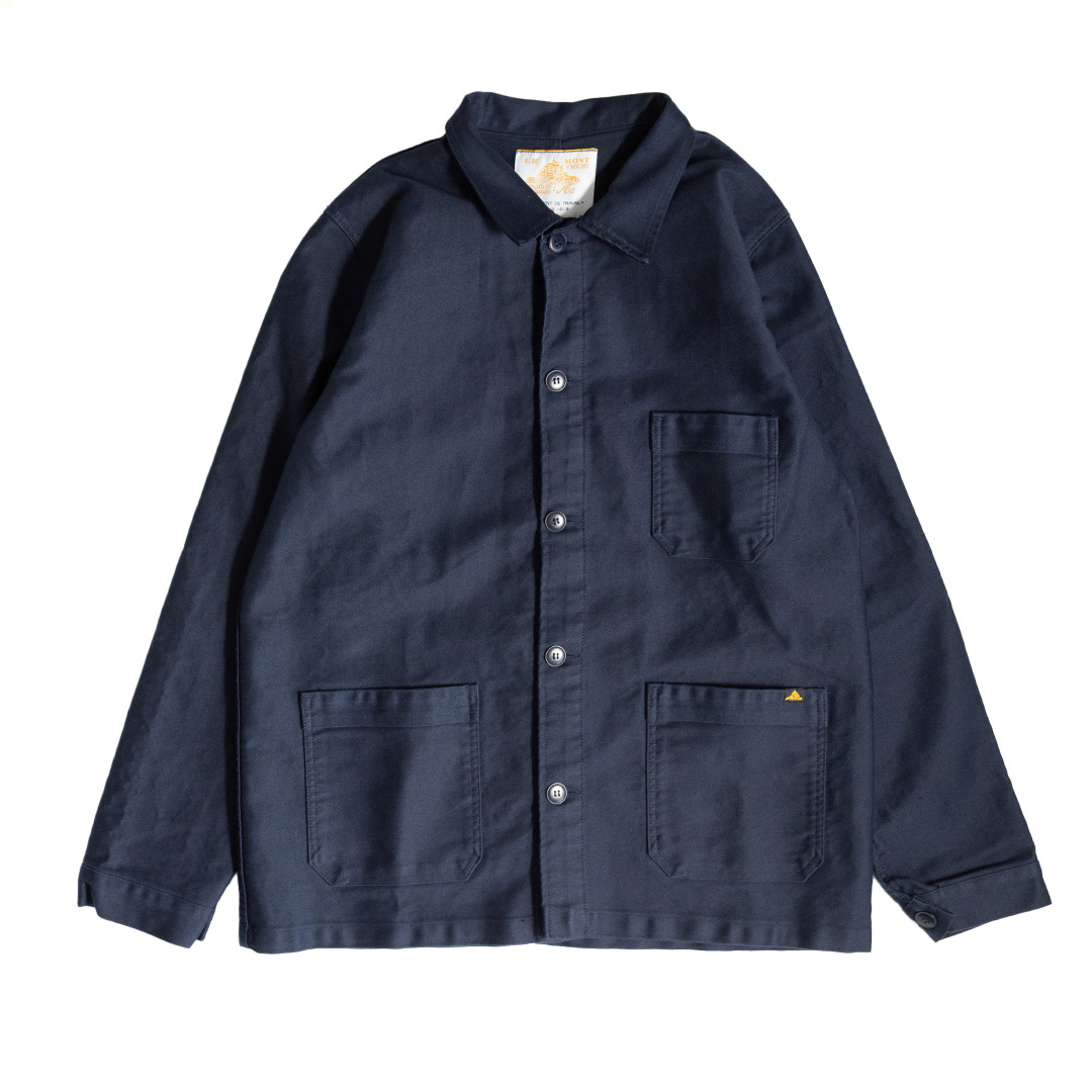 Le Mont st. Michel Genuine Work Jacket Navy - Walther Apparel for Men