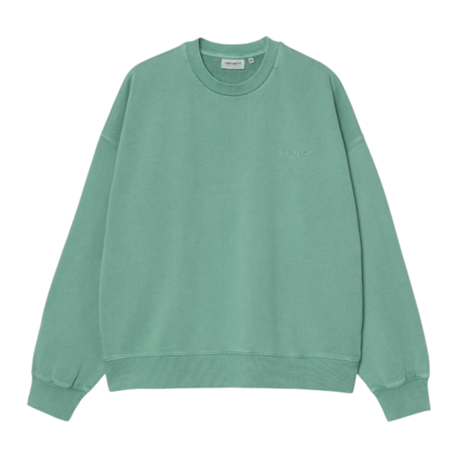 Carhartt WIP Benton Sweat - Lily garment dyed