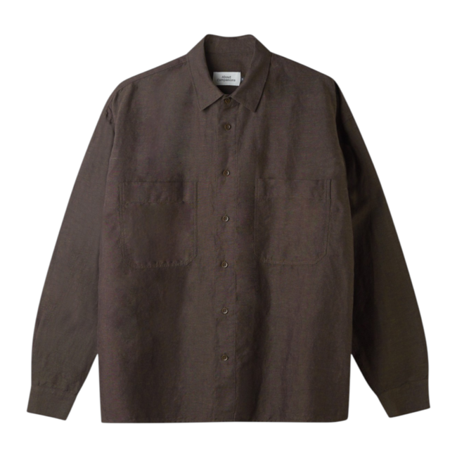 About Companions Dario Shirt - Linen Coffee