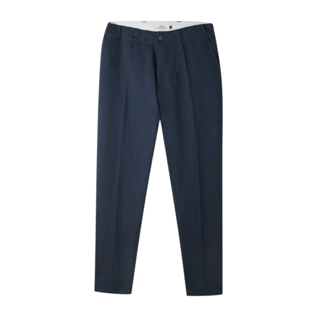 About Companions Jostha Trouser - Linen Cold Navy
