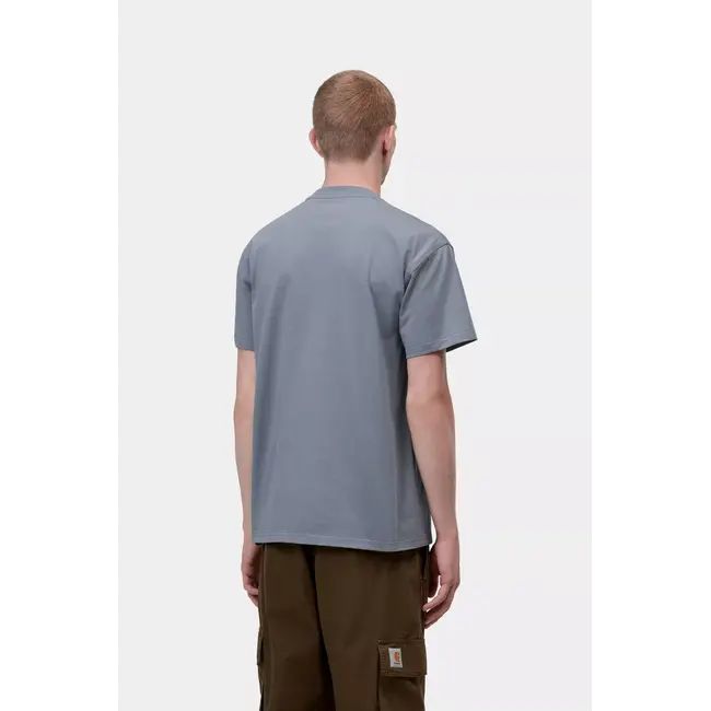 Carhartt WIP S/S American Script T-Shirt – Shady Blue