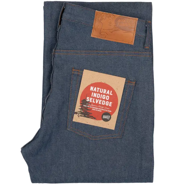 Naked and Famous Denim Strong Guy - Natural Indigo Selvedge