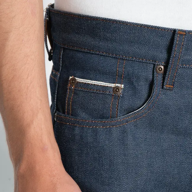 Naked and Famous Denim Strong Guy - Natural Indigo Selvedge