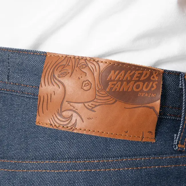 Naked and Famous Denim Weird Guy - Natural Indigo Selvedge