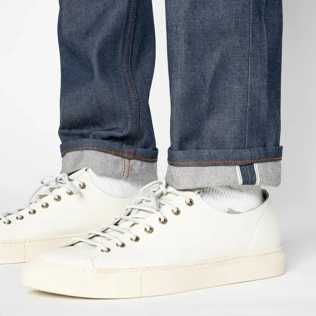 Naked and Famous Denim Weird Guy - Natural Indigo Selvedge