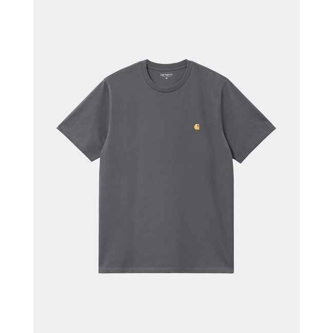Carhartt WIP S/S Chase T-Shirt – Styx / Gold