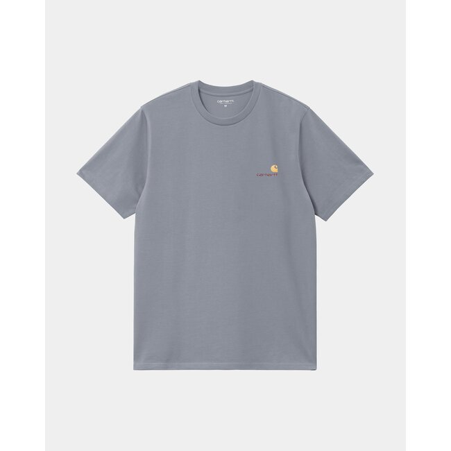 Carhartt WIP S/S American Script T-Shirt – Shady Blue