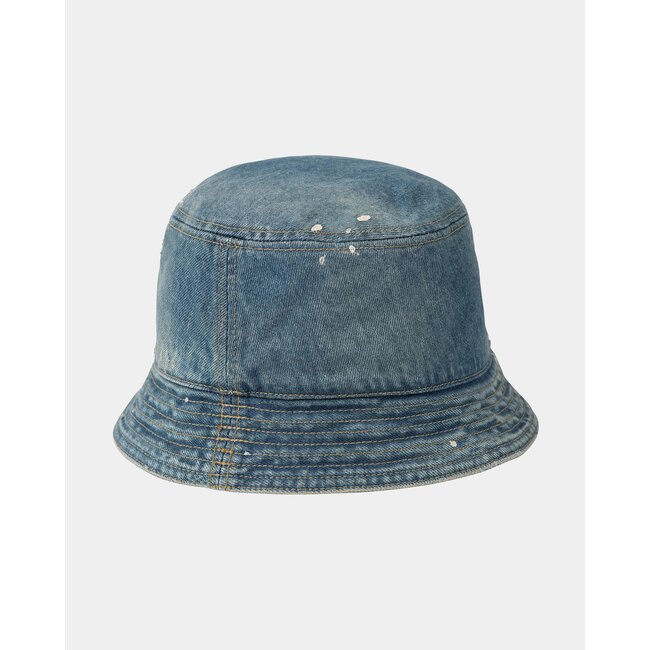 Carhartt WIP Belmar Bucket Hat – Blue Destroy Wash, Splatter