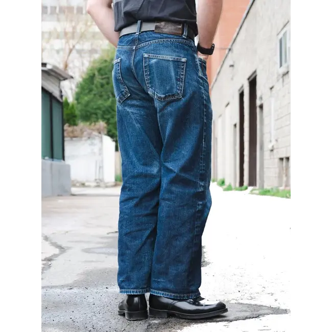 Naked and Famous Denim Strong Guy - Left Hand Twill Selvedge - Indigo