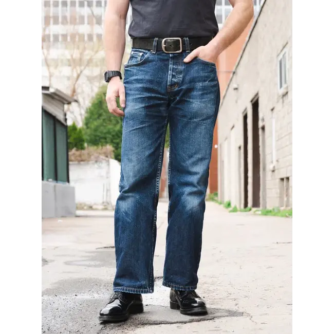 Naked and Famous Denim Strong Guy - Left Hand Twill Selvedge - Indigo