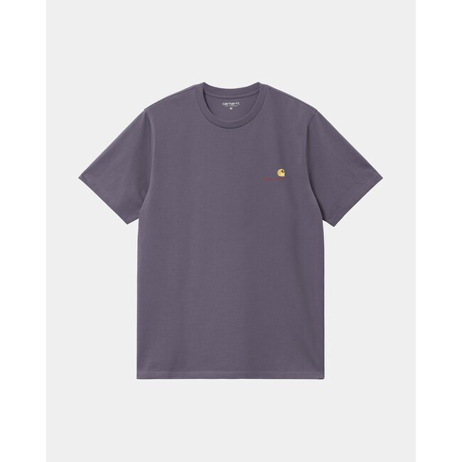 Carhartt WIP S/S American Script T-Shirt – Shady Purple