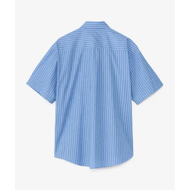 Carhartt WIP S/S Keene Shirt – Keene Stripe / Curacao