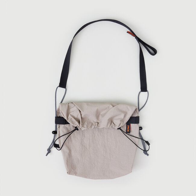 Pack Bags Medium Drawstring Sling - clay grey