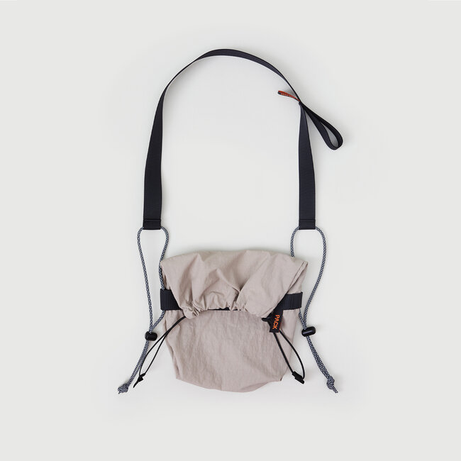 Pack Bags Small Drawstring Sling - clay grey