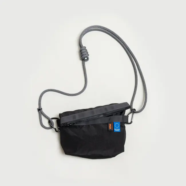 Pack Bags Small Zip Sling - carbon black + black