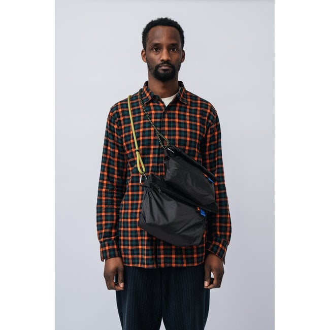 Pack Bags Medium Zip Sling - carbon black + black