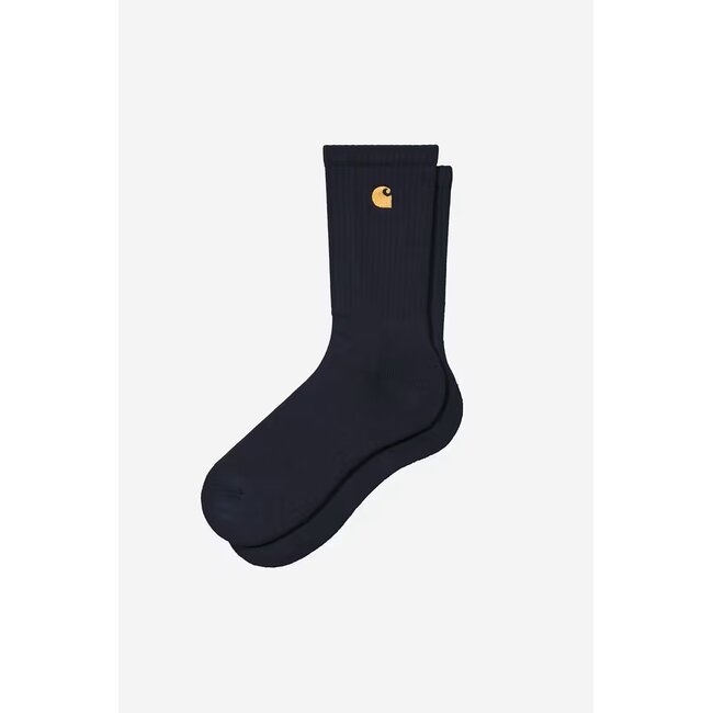 Carhartt WIP Chase Socks – Dark Navy / Gold