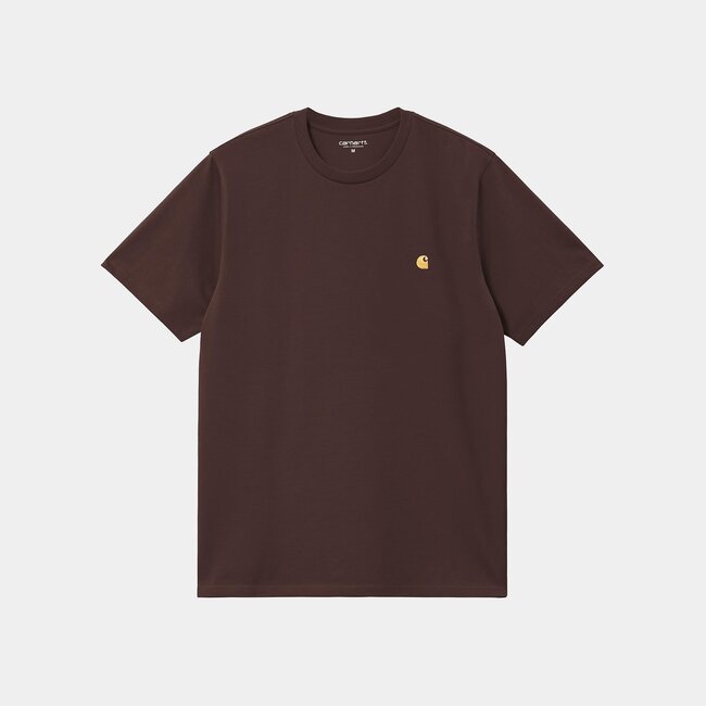 Carhartt WIP S/S Chase T-Shirt - Palisander / Gold