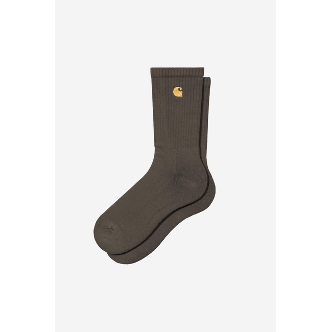 Carhartt WIP Chase Socks – Shungite / Gold