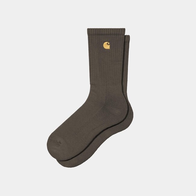 Carhartt WIP Chase Socks – Shungite / Gold