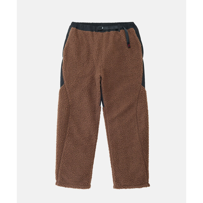 Gramicci Reversible Sherpa Pant - Dark Brown / Black