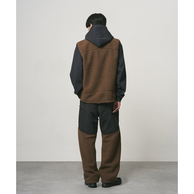 Gramicci Reversible Sherpa Pant - Dark Brown / Black