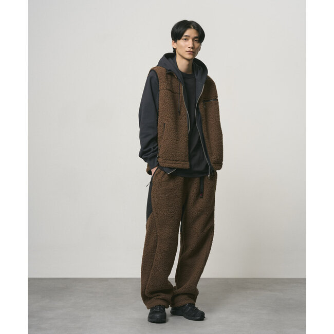 Gramicci Reversible Sherpa Pant - Dark Brown / Black